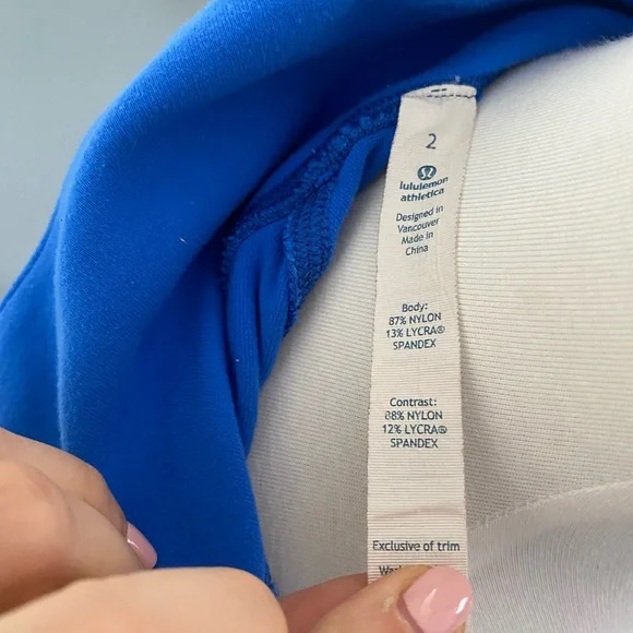 lululemon athletica Royal Blue Zip-Up Jacket - Picture 2 of 3